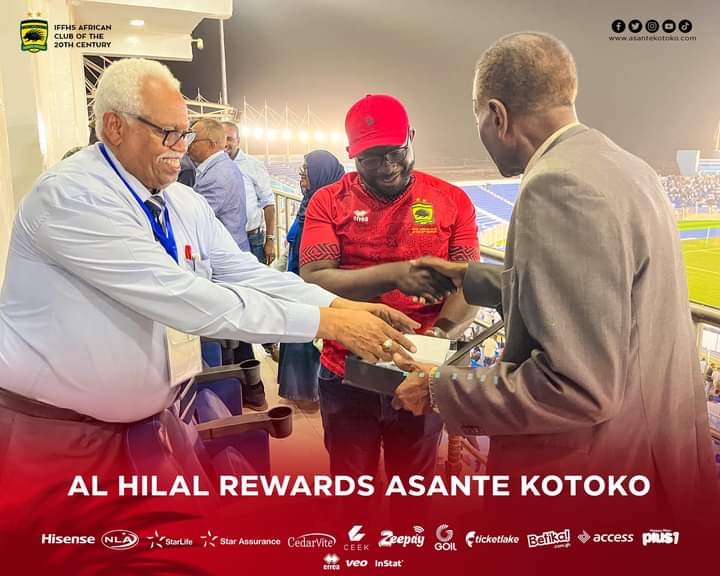 Sudanese giants Al Hilal honours Asante Kotoko for club’s contribution to football development in Africa